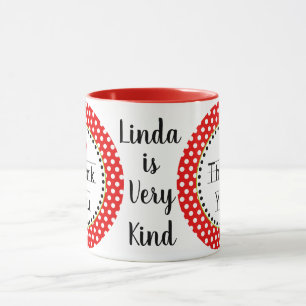 Danke Linda 11oz, die durch Zazz_It entworfen ist Tasse