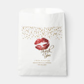 Danke Lipsense 💋 Lips - Red Geschenktütchen (Vorderseite)