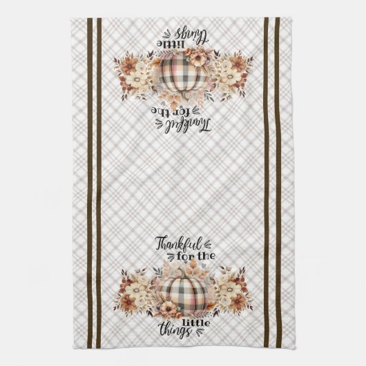 Danke Little Things Erntedank Küchentücher (Vertikal)