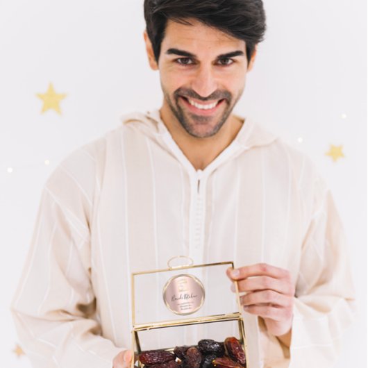 Danke Logo Kitchen Cooking Koch Rose Gold Elegant Runder Aufkleber