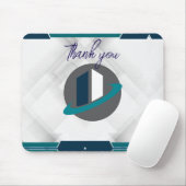 Danke & Logo weiß Mousepad (Mit Mouse)