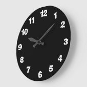 Danke, Lovely Teacher Große Wanduhr (Winkel)