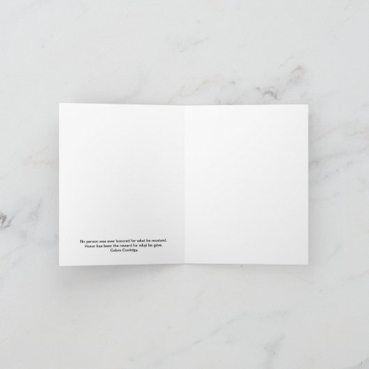 Danke Lyme Awareness Notecards (Innenseite)