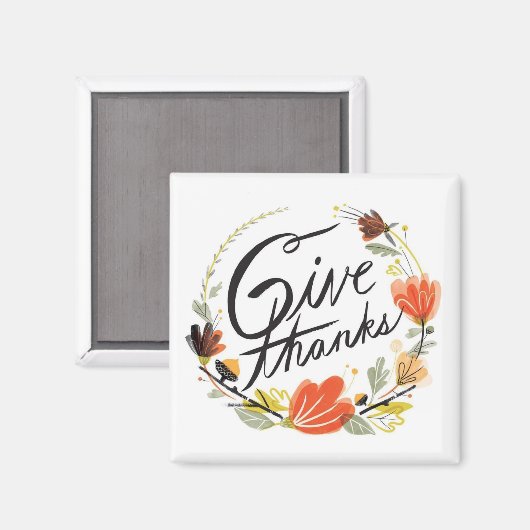 Danke - Magnet (Vorderseite/Rückseite)