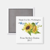 Danke, Magnet (Vorderseite/Rückseite)