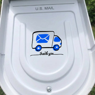 Danke Mail Box Aufkleber, Danke Etikett, Aufkleber