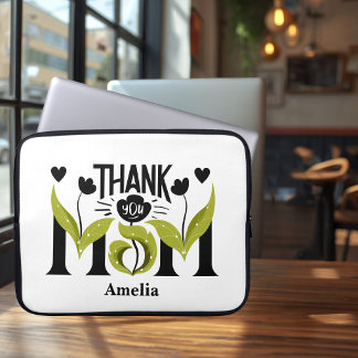 Danke Mama Blumen Laptop-Tasche Laptopschutzhülle