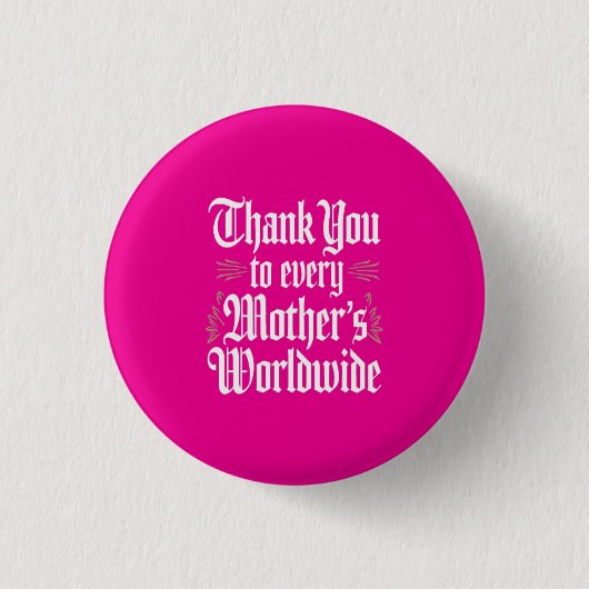 Danke, Mama Button (Vorderseite)