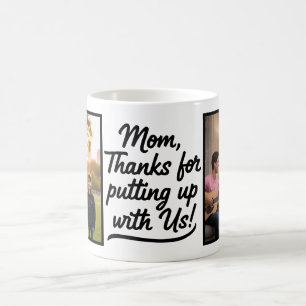 Danke Mama, dass du mit uns beiden Foto ausgehalte Kaffeetasse