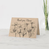 Danke Mama Frohen Muttertag Blumen Karte (Vorderseite)