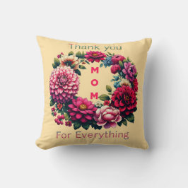 "Danke Mama für alles." Kissen