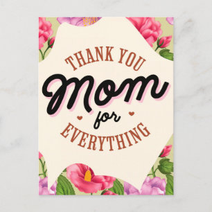 Danke Mama für alles Muttertagsgrüßen Postkarte