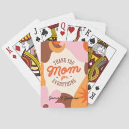 "Danke, Mama für alles!" Spielkarten