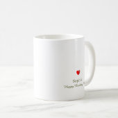 Danke Mama Geburtstags-Botanik Kaffeetasse (VorderseiteRechts)