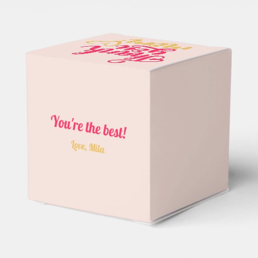 Danke Mama Geschenkboxen Geschenkschachtel (Rückseite)