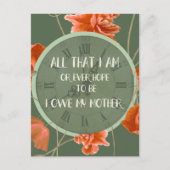 Danke Mama Geschenkkarte Postkarte (Vorderseite)