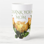 Danke Mama Golden Rose Milchtasse (Vorderseite)