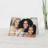 "Danke Mama, ich wurde phantastisch" benutzerdefin Karte (Vorderseite)