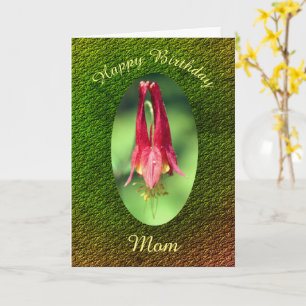 Danke Mama Kolumbin Blume Geburtstag Karte