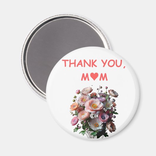 Danke Mama Magnet (Vorderseite/Rückseite)