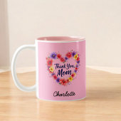 Danke Mama | Personalisierter Muttertag Zweifarbige Tasse