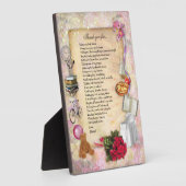 Danke Mama Plaque Fotoplatte (Seite)