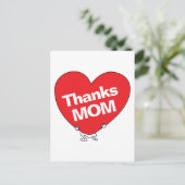 Danke MAMA Postkarte (Stehend Vorderseite)
