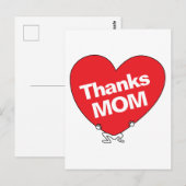 Danke MAMA Postkarte (Vorne/Hinten)