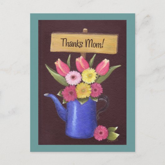 Danke Mama! Postkarte (Vorderseite)