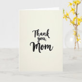Danke Mama Skript Art Karte (Gelbe Blume)