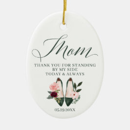 Danke Mama | Stehend von den Heelsen meiner Seiten Keramik Ornament