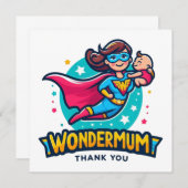 Danke Mama! T-Shirt Hinweiskarte (Vorne/Hinten)