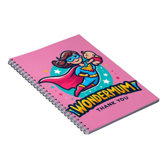 Danke Mama! T-Shirt Notizblock (Rechte Seite)