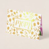 Danke, Mama. Tulip Painting Luxury Folienkarte (Vorderseite)