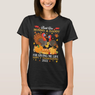 Danke Mami & Papi, dass ihr mir das Leben geschenk T-Shirt