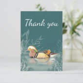 Danke Mandarin Duck Bird Nature Art (Stehend Vorderseite)