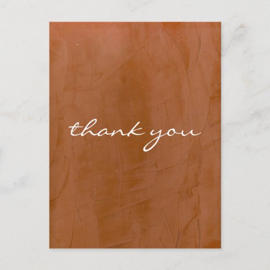 Danke Mandarine Postkarte (Vorderseite)