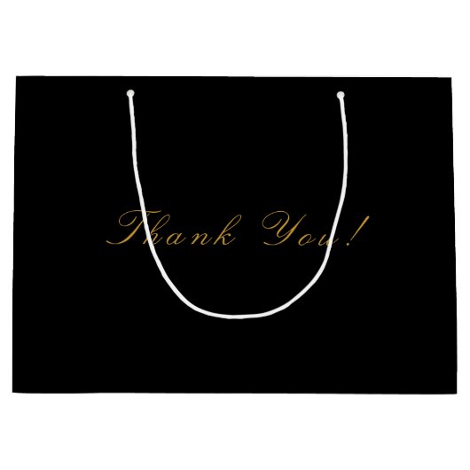 Danke Mark Party Große Geschenktüte (Vorderseite)