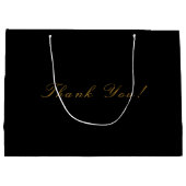 Danke Mark Party Große Geschenktüte (Rückseite)