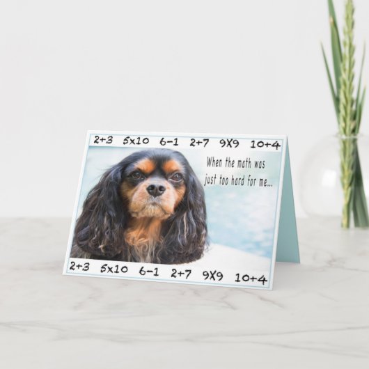 Danke Mathe Teacher Card (Vorderseite)