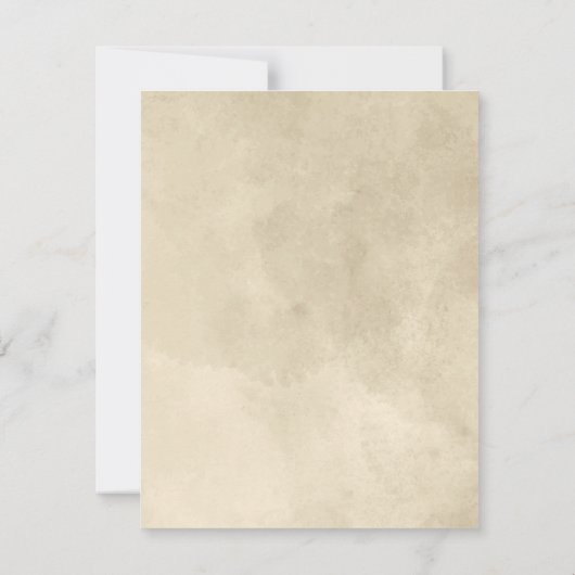 Danke Matron of Honor Champagne Peony Card (Rückseite)