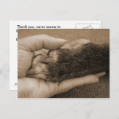 Danke, mein Freund. Postkarte (Vorne/Hinten)