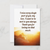 Danke, meine Liebe Dankeskarte (Vorderseite)