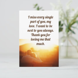 Danke, meine Liebe Dankeskarte