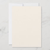 Danke - Memorial Funeral Beige Karte (Rückseite)