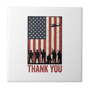 Danke Militär-Amerikanische-Flagge-Shirt-Design_1 Fliese