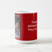 DANKE MILITÄRISCHE FAMILIEN Tasse (Mittel)
