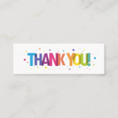 Danke Mini Calling Card Mini Visitenkarte (Vorderseite)