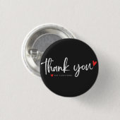 Danke Minimalist Button Badge (Vorne & Hinten)