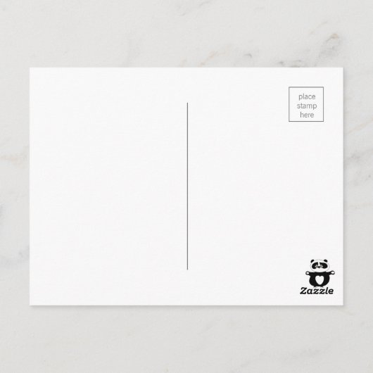 Danke Mint Floral Niedlich Dog Postkarte (Rückseite)